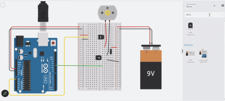 Connect the circuit