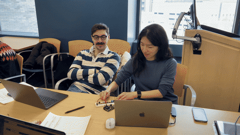 A workshop electronics project in motion