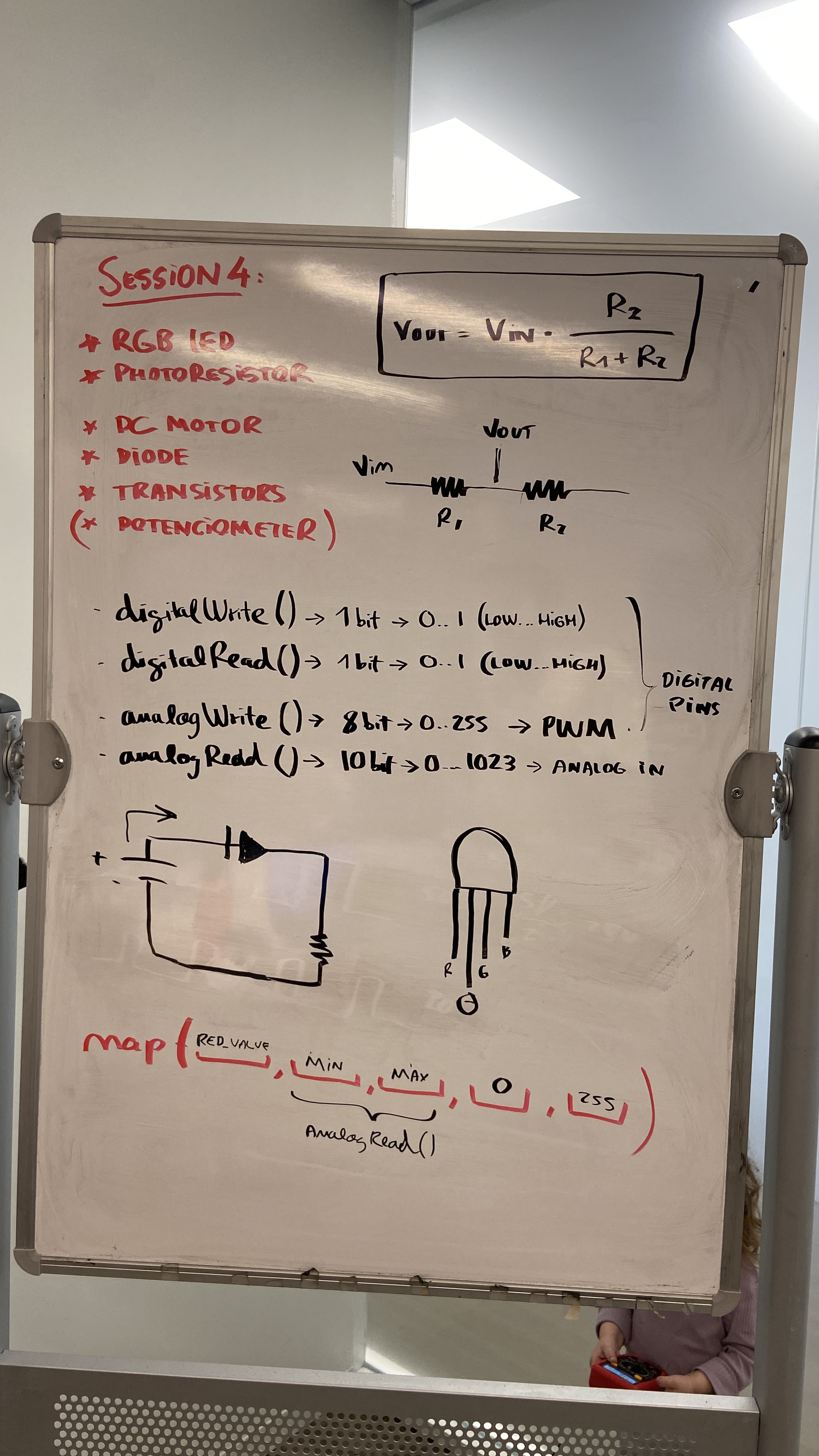 A workshop project in progress